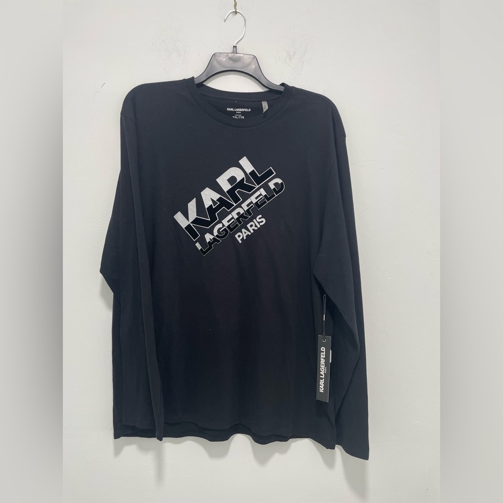 Karl Lagerfeld Black Long Sleeve Shirt